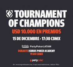 Torneo de Campeones: el año se cierra con US$10K en premios